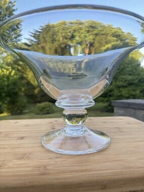 Simon Pearce 11.25"D Hartland Pedestal Bowl